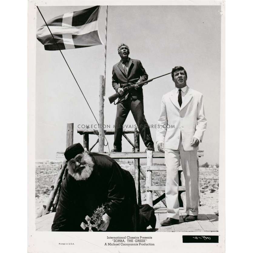 ZORBA LE GREC Photo de presse 88-19 - 20x25 cm. - 1964 - Anthony Quinn, Mihalis Kakogiannis