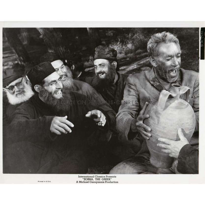 ZORBA LE GREC Photo de presse 88-32 - 20x25 cm. - 1964 - Anthony Quinn, Mihalis Kakogiannis