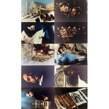 NAME OF THE ROSE Lobby Cards Set B - x10 - 8x10,75 in. - 1987 - Jean-Jacques Annaud, Sean Connery