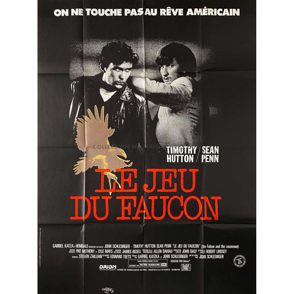 Affiche De Cinéma Française De Le Jeu Du Faucon 120x160 Cm 2337