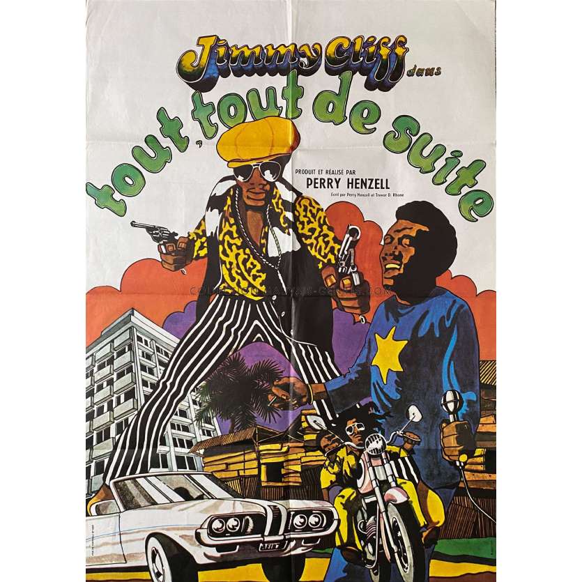 THE HARDER THEY COME Movie Poster- 32x47 in. - 1972 - Perry Henzell, Jimmy Cliff