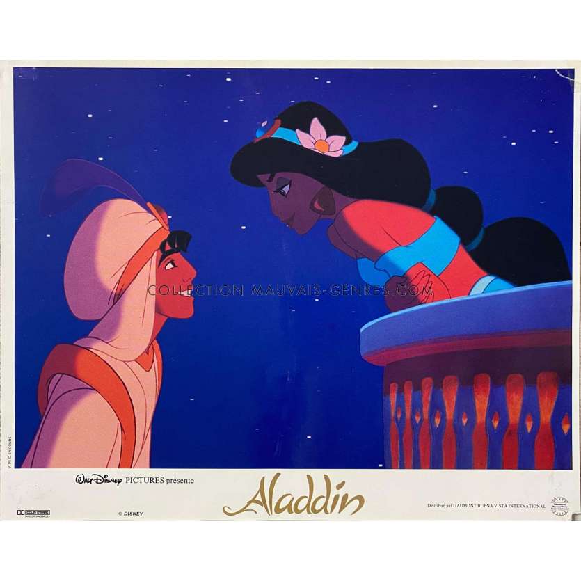 ALADDIN Lobby Card N02 - 10x12 in. - 1992 - Walt Disney, Robin Williams