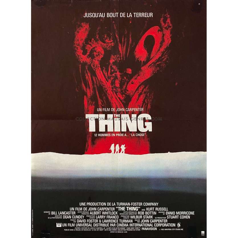 THE THING Affiche de film- 40x54 cm. - 1982 - Kurt Russel, John Carpenter