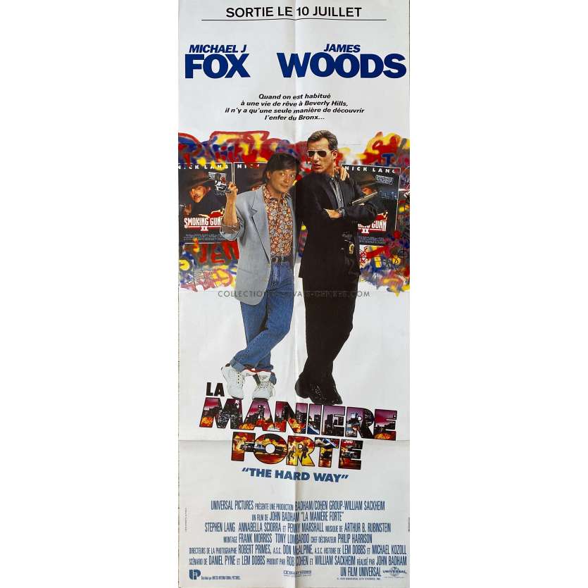 LA MANIERE FORTE Affiche de film- 60x160 cm. - 1991 - Michael J. Fox, John Badham