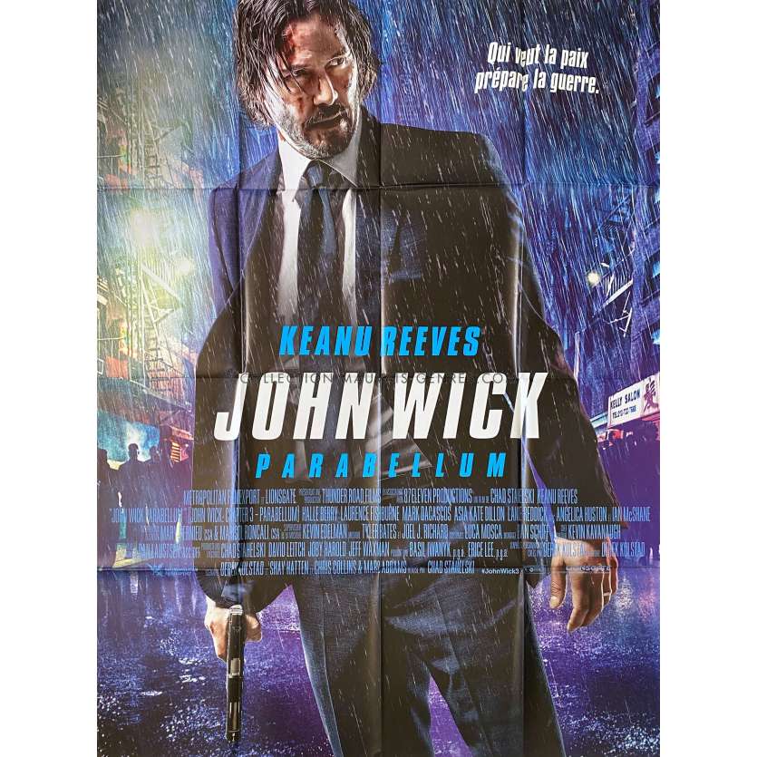 JOHN WICK 3 PARABELLUM Affiche de film- 120x160 cm. - 2019 - Keanu Reeves, Chad Stahelski