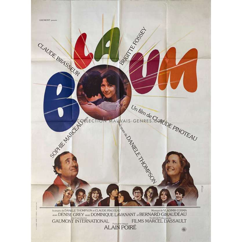 LA BOUM affiche de film- 120x160 cm. - 1980 - Sophie Marceau, Claude Pinoteau