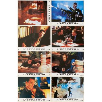 L'EFFACEUR Photos de film x8 - 21x30 cm. - 1996 - Arnold Schwarzenegger, Chuck Russel