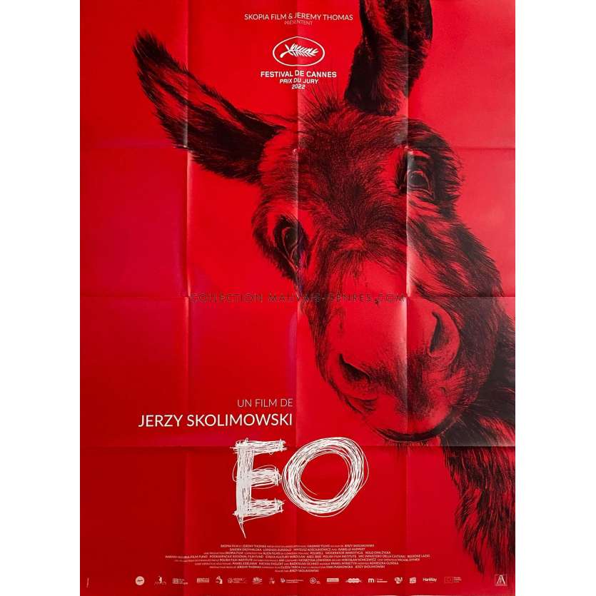 EO Affiche de film- 120x160 cm. - 2022 - Isabelle Huppert , Jerzy Skolimowski