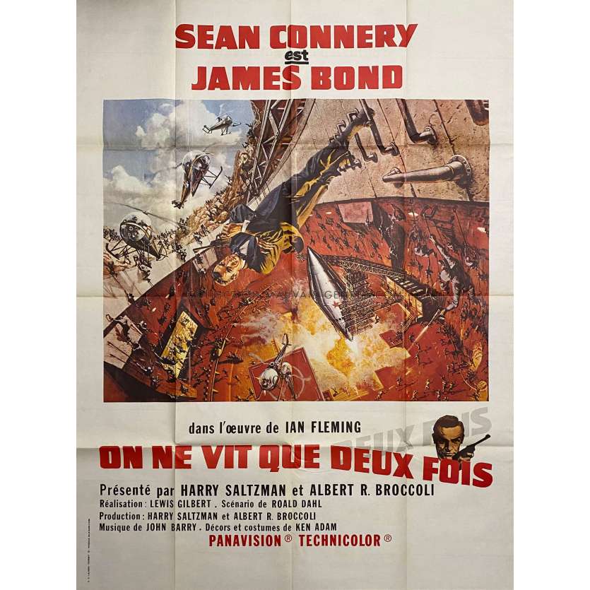 ON NE VIT QUE DEUX FOIS Affiche de film- 120x160 cm. - 1967/R1980 - Sean Connery, Lewis Gilbert