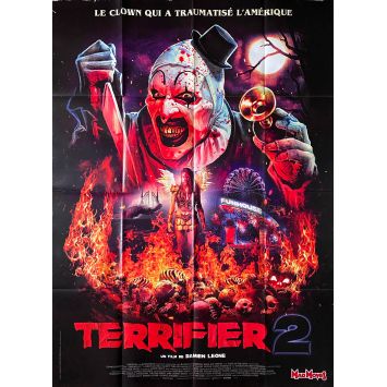 TERRIFIER 2 Affiche de film- 120x160 cm. - 2022 - David Howard Thornton, Damien Leone