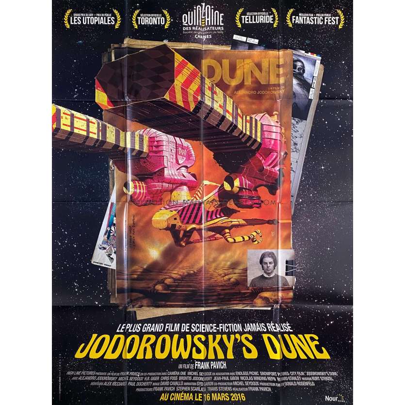 JODOROWSKY'S DUNE Affiche de film- 120x160 cm. - 2013 - H.R. Giger, Alejandro Jodorowsky