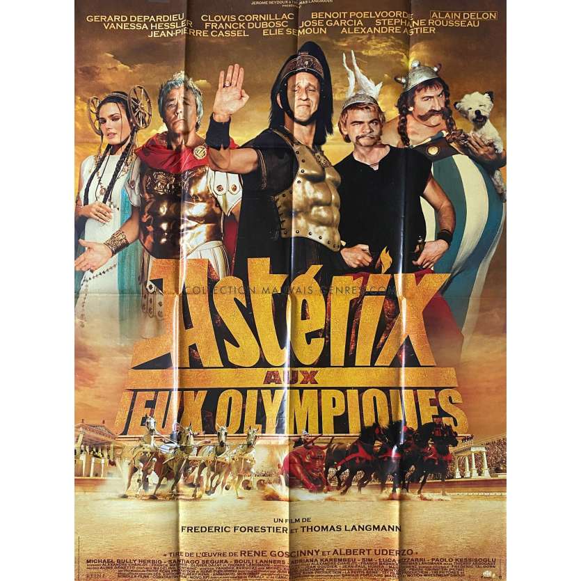 ASTERIX AUX JEUX OLYMPIQUES Affiche de film- 120x160 cm. - 2008 - Benoît Poelvoorde, Thomas Langmann