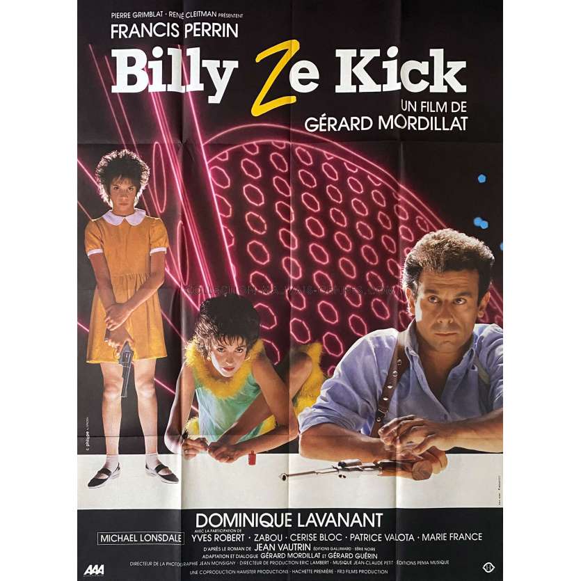 BILLY ZE KICK Affiche de film- 120x160 cm. - 1985 - Francis Perrin, Gérard Mordillat