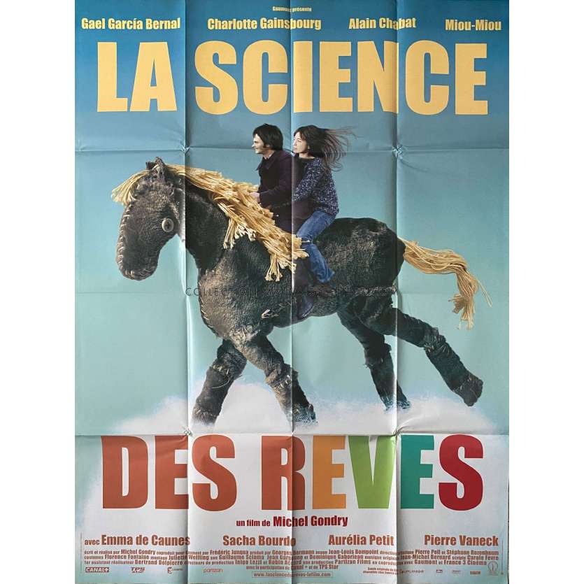 THE SCIENCE OF SLEEP Movie Poster- 47x63 in. - 2006 - Michel Gondry, Charlotte Gainsbourg