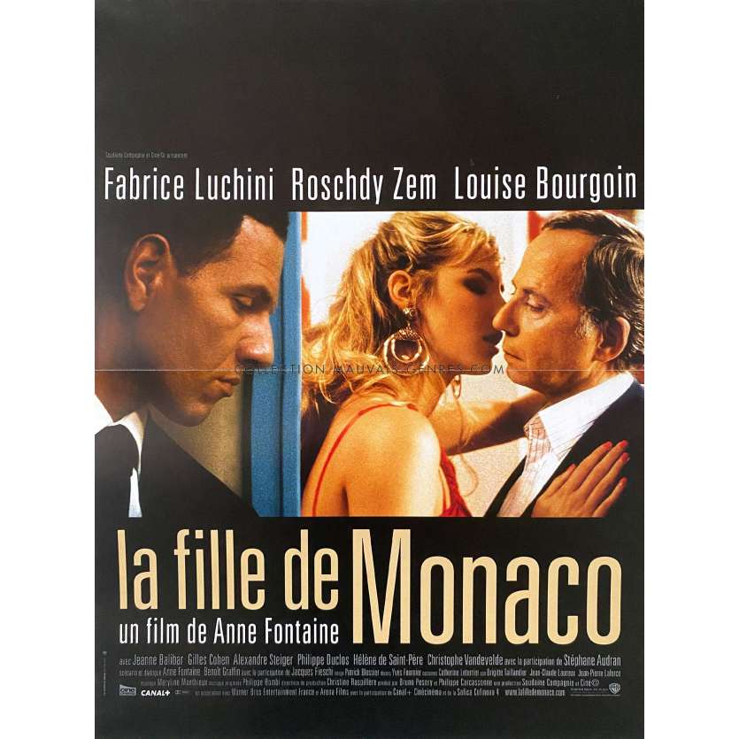 LA FILLE DE MONACO Affiche de film- 40x54 cm. - 2008 - Louise Bourgouin, Anne Fontaine