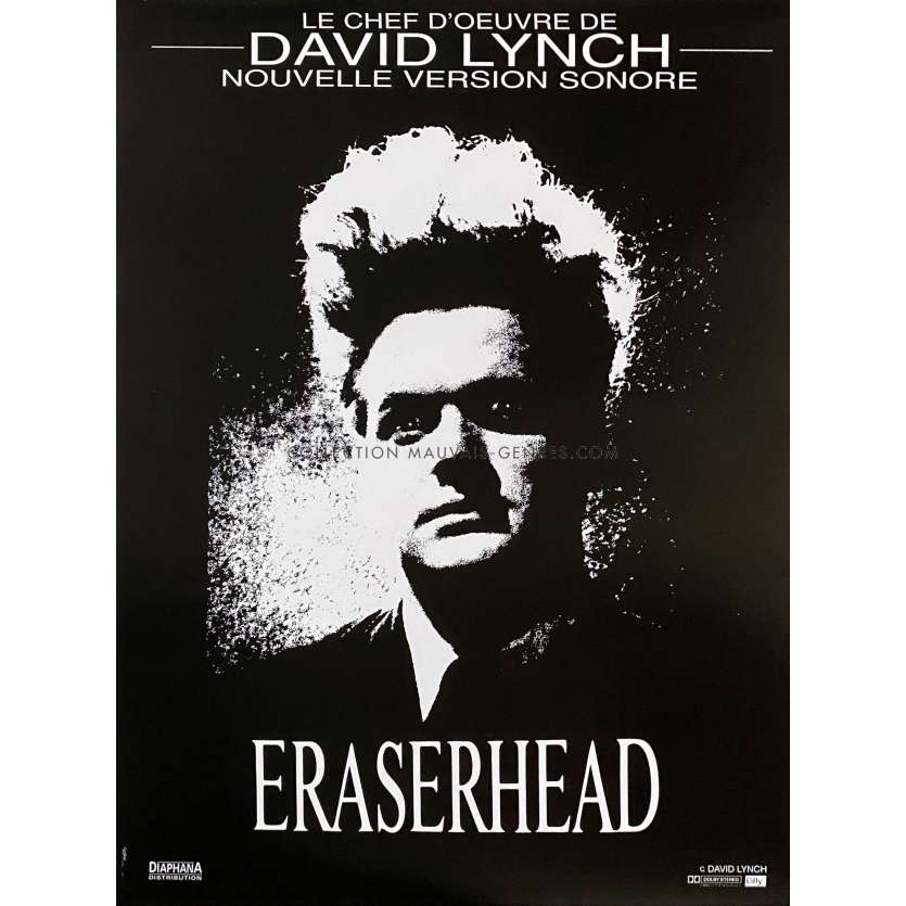 ERASERHEAD French Movie Poster - 15x21 in. - 1977/R2017