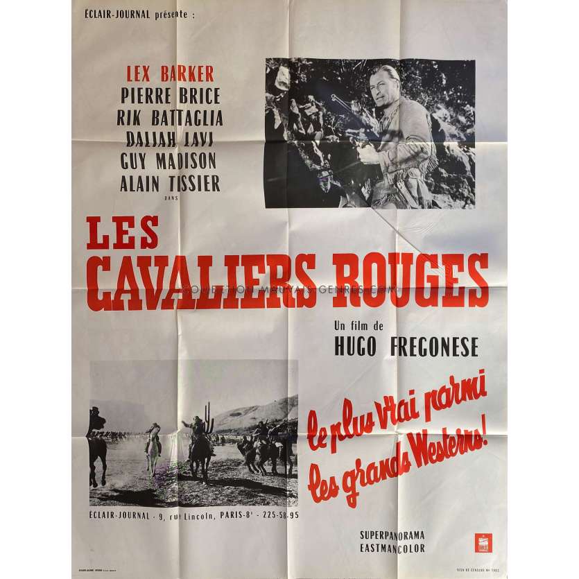 OLD SHATTERHAND Movie Poster- 32x47 in. - 1964 - Hugo Fregonese, Lex Barker
