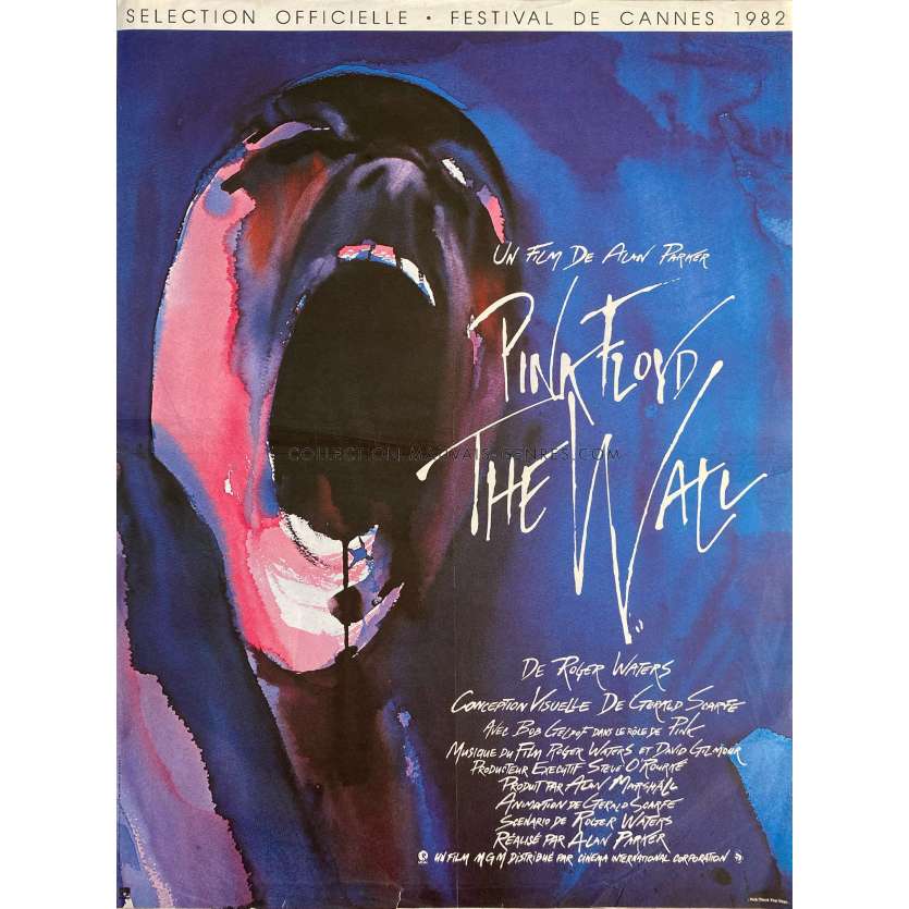 PINK FLOYD THE WALL Affiche de film- 40x54 cm. - 1982 - Bob Geldof, Alan Parker - Rock