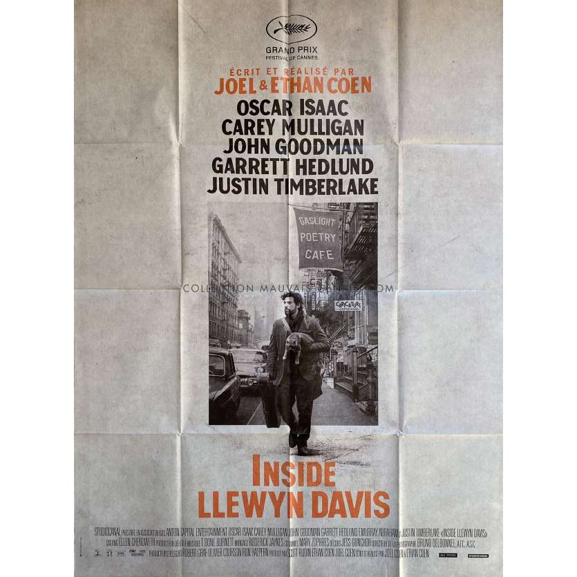 INSIDE LLEWYN DAVIS Affiche de film- 120x160 cm. - 2013 - Oscar Isaac, Joel Coen -