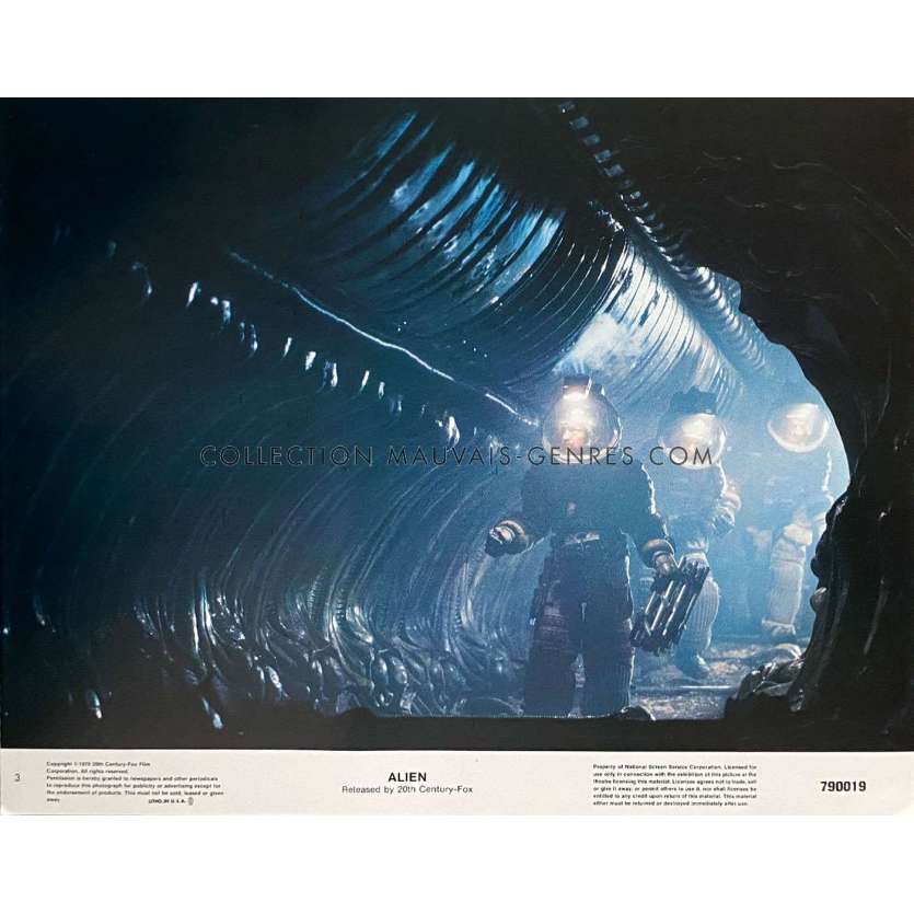 ALIEN Lobby Card N3 - 11x14 in. - 1979 - Ridley Scott, Sigourney Weaver -