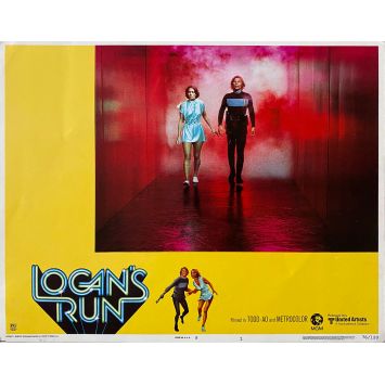 LOGAN'S RUN Lobby Card N1 - 11x14 in. - 1977 - Donald Moffat, Gregory Harrison -