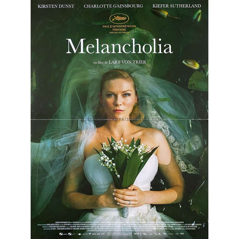 MELANCHOLIA Affiche de film- 40x54 cm. - 2011 - Kirsten Dunst, Lars Von Trier - Mots Clés FR