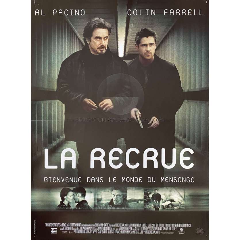 LA RECRUE Affiche de film- 40x54 cm. - 2003 - Al Pacino, Colin Farrell, Roger Donaldson -