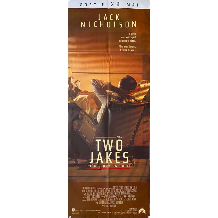 THE TWO JAKES Affiche de film- 60x160 cm. - 1990 - Hervey Keitel, Jack Nicholson -