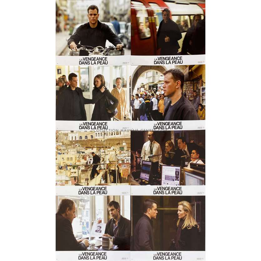 THE BOURNE ULTIMATUM Lobby Cards x8 - 9x12 in. - 2007 - Paul Greengrass, Matt Damon -