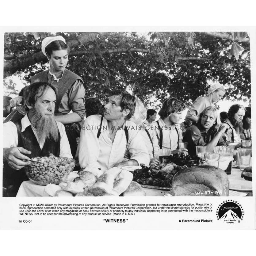 WITNESS Movie Still W-117-14A - 8x10 in. - 1985 - Peter Weir, Harrison Ford -