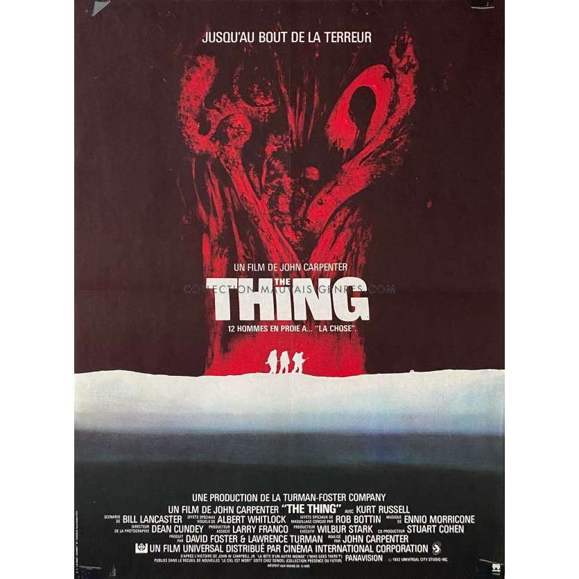 THE THING Affiche de film- 40x54 cm. - 1982 - Kurt Russel, John Carpenter -