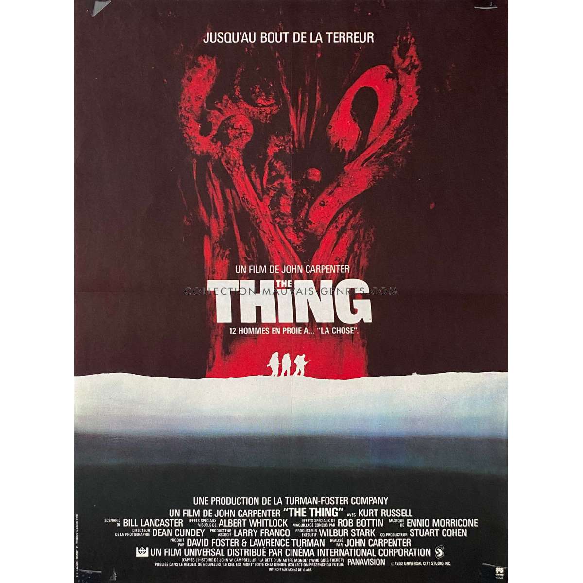 THE THING French Movie Poster - 15x21 in. - 1982