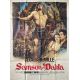 SAMSON AND DELILAH Movie Poster- 47x63 in. - 1949 - Cecil B. DeMile, Victor Mature - Sword-and-sandal