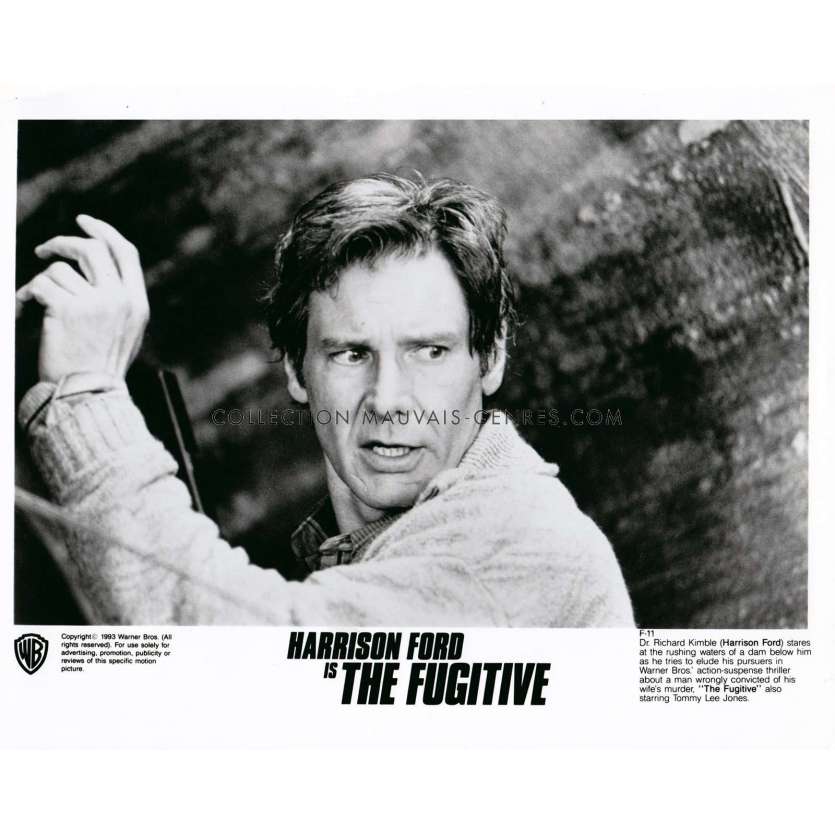 LE FUGITIF Photo de presse F-11 - 20x25 cm. - 1993 - Harrison Ford, Andrew Davis