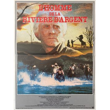 L'HOMME DE LA RIVIERE D'ARGENT Affiche de film- 40x54 cm. - 1982 - Kirk Douglas, George Miller