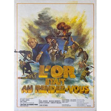 L'OR ETAIT AU RENDEZ-VOUS Affiche de film- 40x54 cm. - 1977 - Richard Harris, Ashley Lazarus