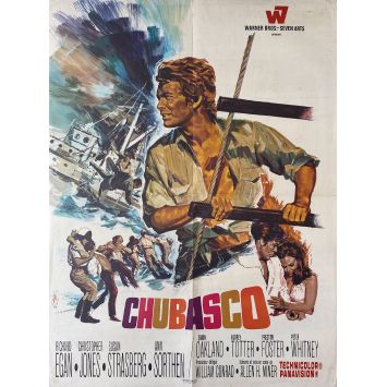 CHUBASCO Movie Poster- 23x32 in. - 1968 - Allen H. Miner, Susan Strasberg - erotic