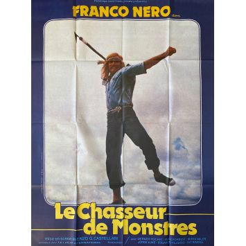 LE CHASSEUR DE MONSTRES Affiche de film- 120x160 cm. - 1979 - Franco Nero, Enzo G. Castellari