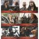 PIRATES DES CARAIBES 3 Photos de film x6 - 21x30 cm. - 2007 - Johnny Depp, Gore Verbinski