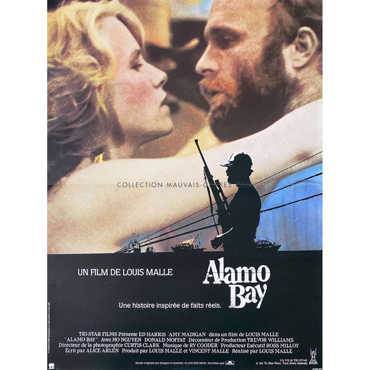 ALAMO BAY French Movie Poster 15x21 in. 1985