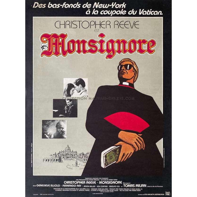 MONSIGNOR Movie Poster- 15x21 in. - 1982 - Frank Perry, Christopher Reeve