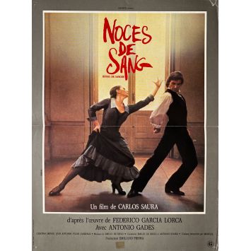 NOCES DE SANG Affiche de film- 40x54 cm. - 1981 - Antonio Gades, Carlos Saura