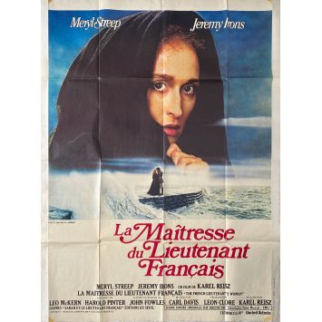 LA MAITRESSE DU LIEUTENANT Français Affiche de film- 120x160 cm. - 1981 - Meryl Streep, Jeremy Irons, Karel Reisz