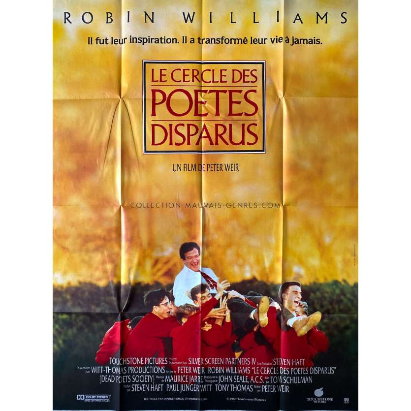 DEAD POETS SOCIETY Movie Poster- 47x63 in. - 1989 - Peter Weir, Robin Williams