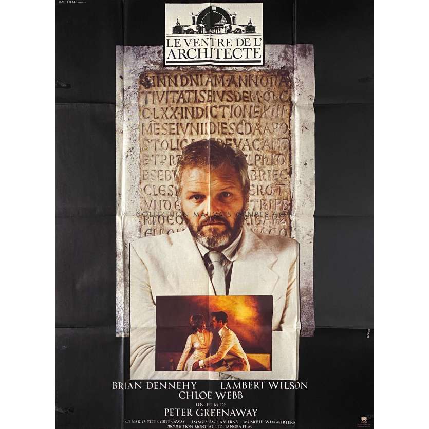 LE VENTRE DE L'ARCHITECTE Affiche de film- 120x160 cm. - 1987 - Brian Dennehy, Peter Greenaway