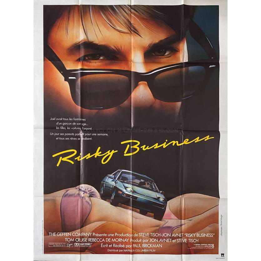 RISKY BUSINESS Affiche de film- 120x160 cm. - 1983 - Tom Cruise, Paul Brickman