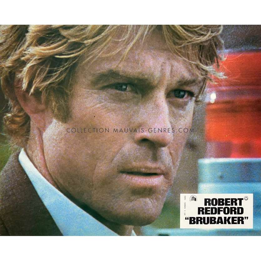 BRUBAKER Lobby Card N02 - 9x12 in. - 1980 - Stuart Rosenberg, Robert Redford