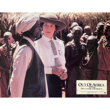 OUT OF AFRICA Lobby Card N3 - 9x12 in. - 1985 - Sidney Pollack, Robert Redford