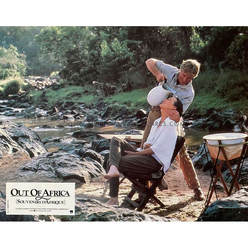 OUT OF AFRICA Lobby Card N5 - 9x12 in. - 1985 - Sidney Pollack, Robert Redford