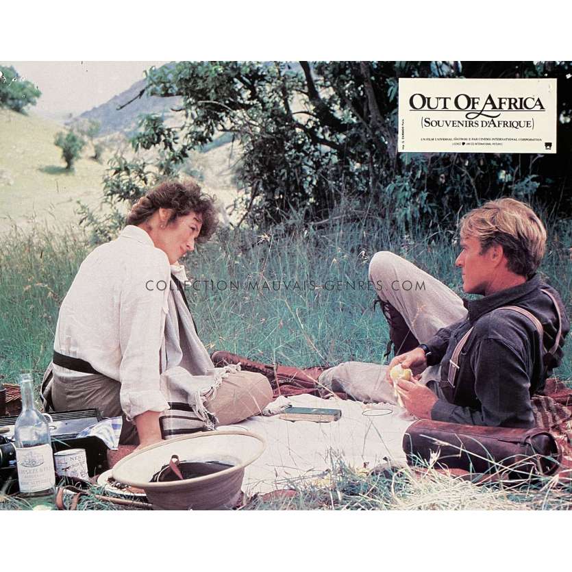 OUT OF AFRICA Lobby Card N9 - 9x12 in. - 1985 - Sidney Pollack, Robert Redford